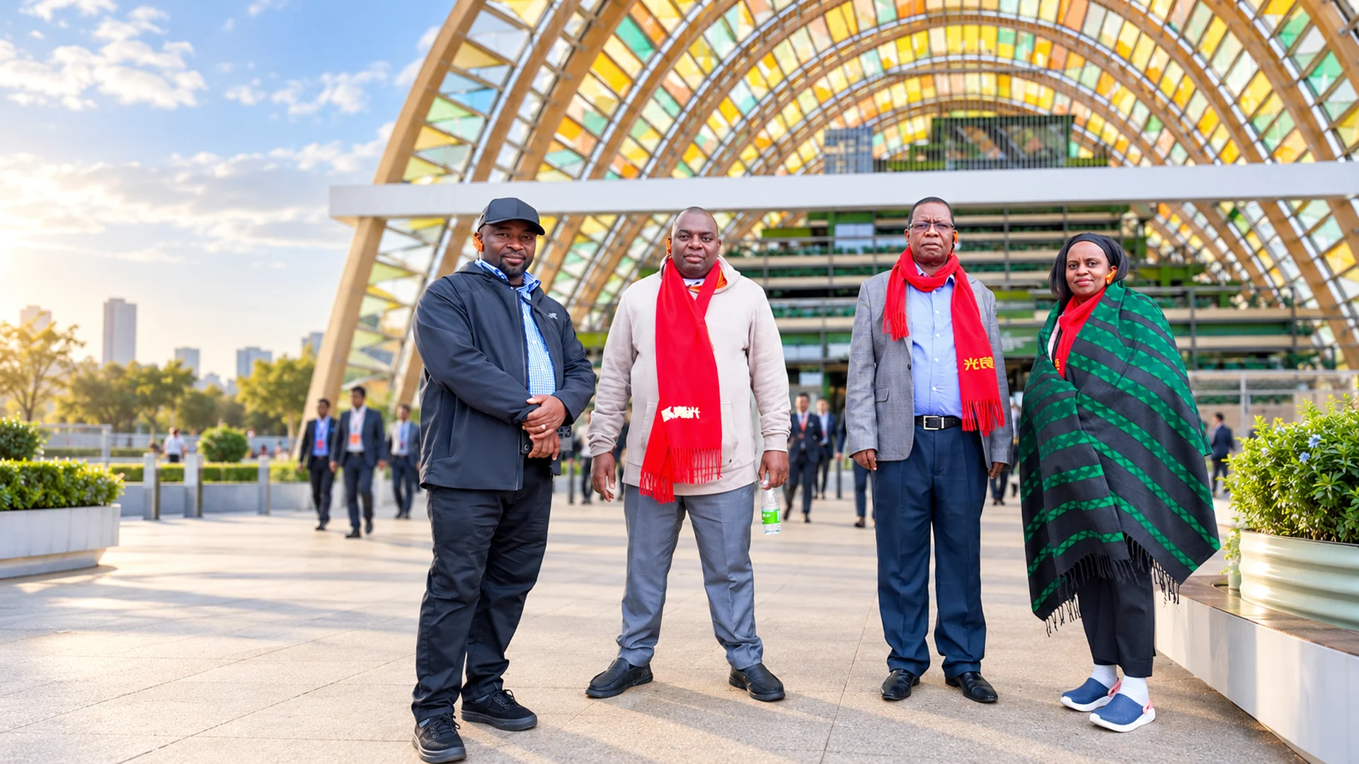 ZTI representatives during an international business and technology delegation visit